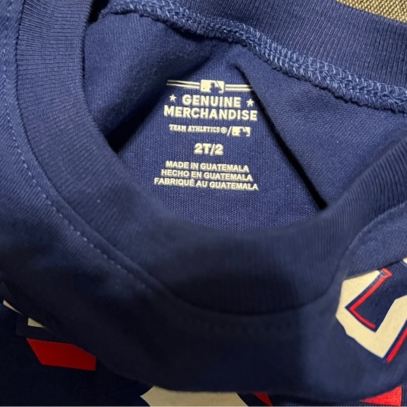 Blue MLB Texas Rangers Kids T Shirt Garcia #53 2T - Picture 3 of 3